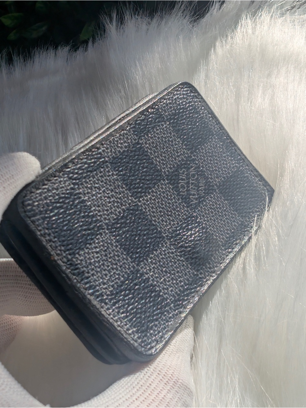 Louis Vuitton Damier Graphite single card holder